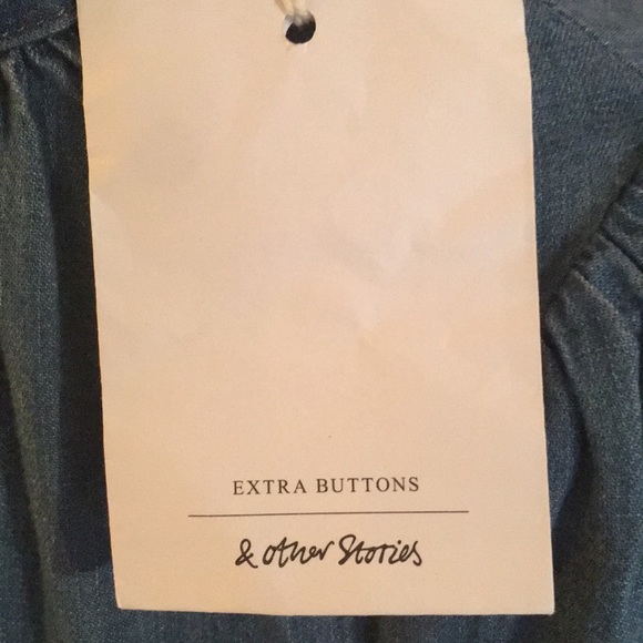 NWT & Other Stories Chambray/Denim Fit & Flare - Picture 5 of 8